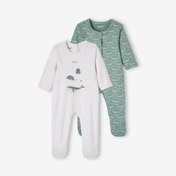 2 pcs cotton overall set